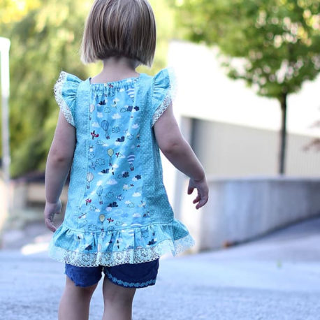 Designbeispiel Schnittmuster Sommertop Drosia