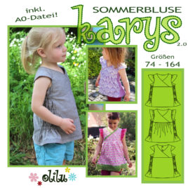 Schnittmuster Sommerbluse Karys von olilu