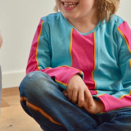Designbeispiel Schnittmuster Faltenshirt Louris